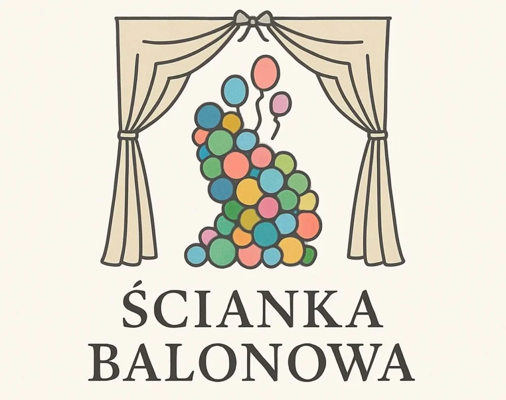 ścianka balonowa warszawa logo