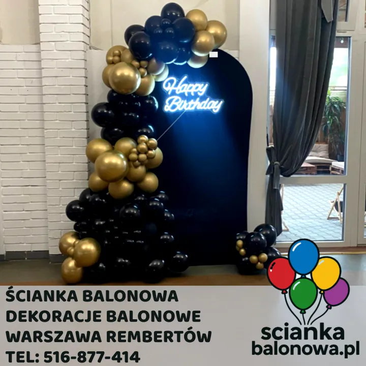 scianka-balonowa-dekoracje-balonowe-warszwa-rembertow