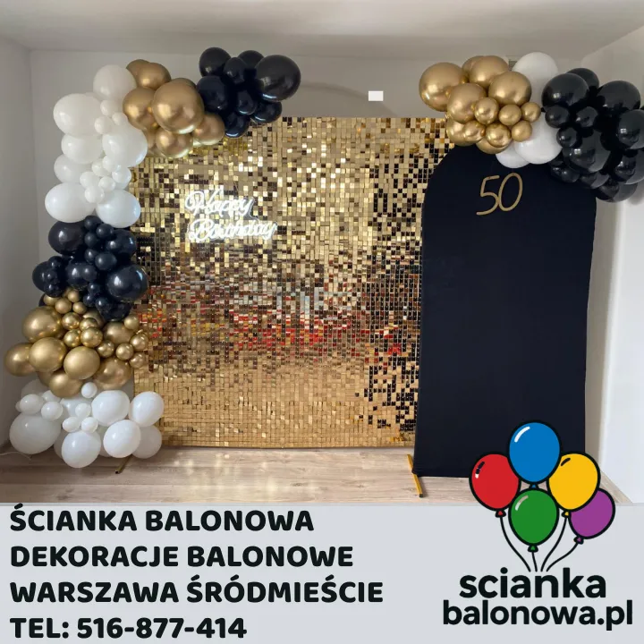 scianka-balonowa-dekoracje-balonowe-warszwa-srodmiescie
