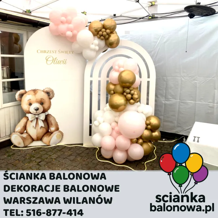 scianka-balonowa-dekoracje-balonowe-warszwa-wilanow