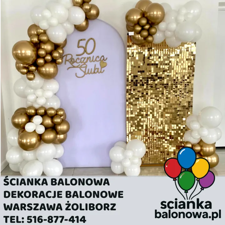 scianka-balonowa-dekoracje-balonowe-warszwa-zoliborz