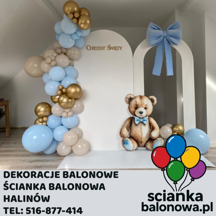 dekoracje balonowe halinów