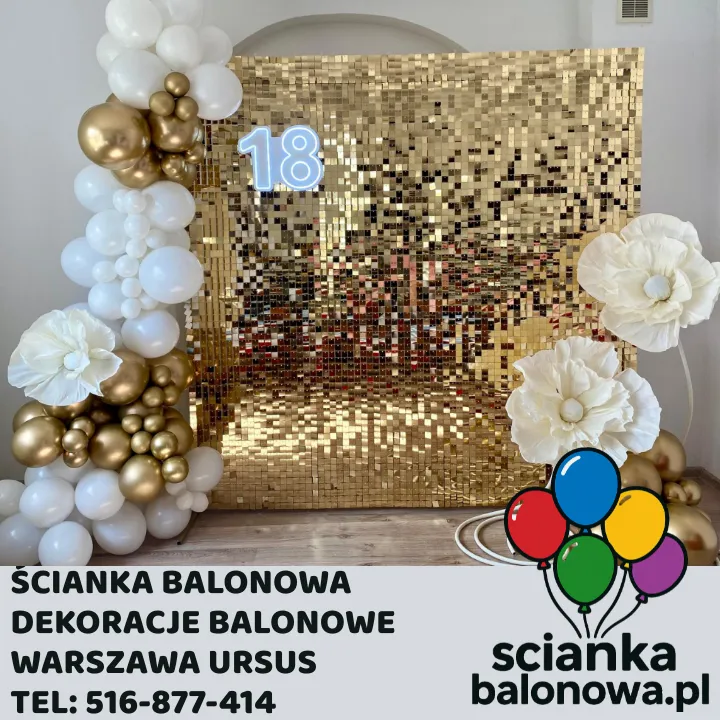 ścianka balonowa warszawa ursus dekoracje balonowe