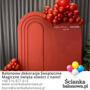 balonowe dekoracje świąteczne Warszawa