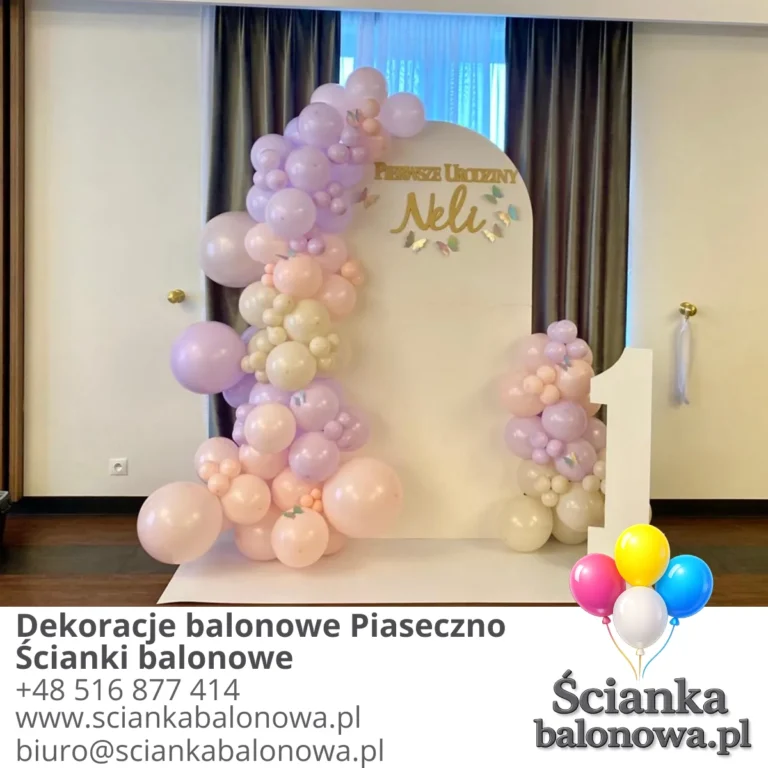 dekoracje balonowe piaseczno