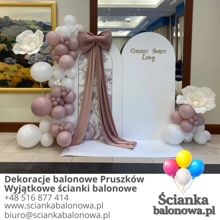 dekoracje balonowe pruszków