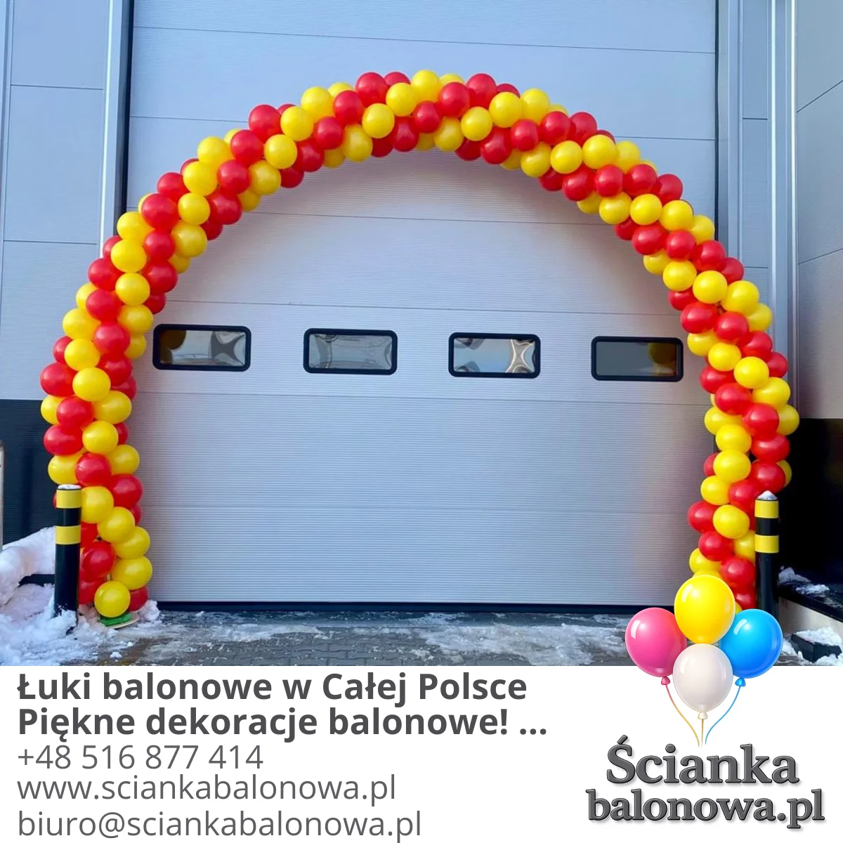 łuki balonowe w całej Polsce
