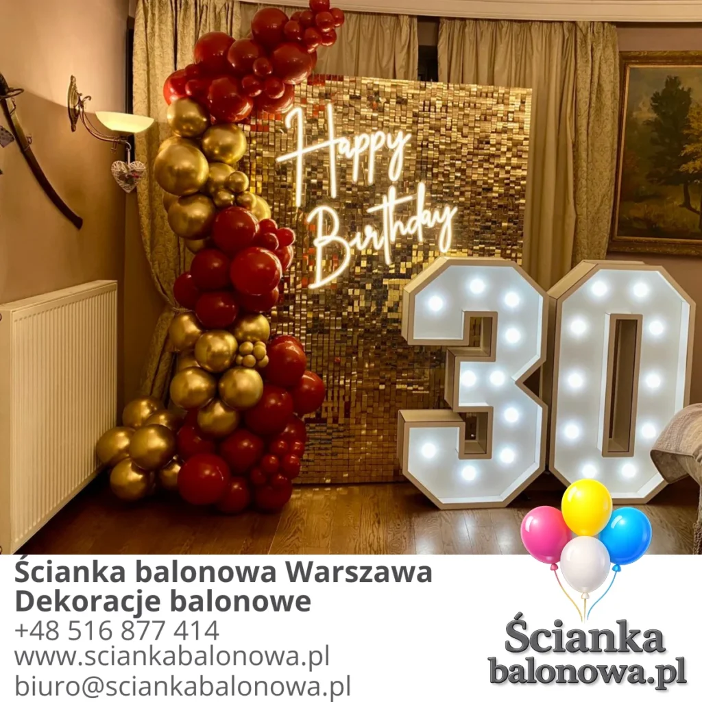 ścianka balonowa warszawa