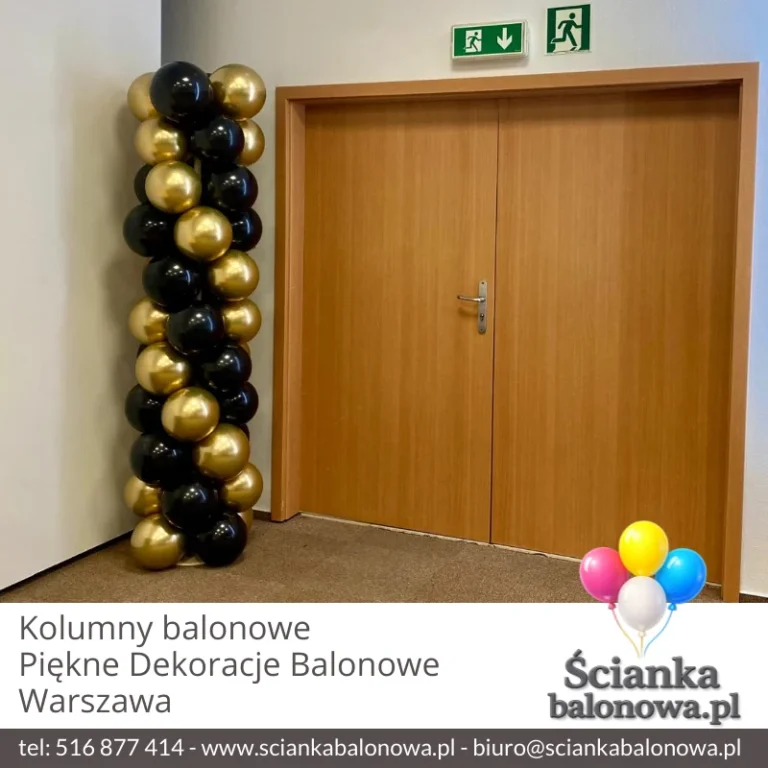 kolumny balonowe warszawa
