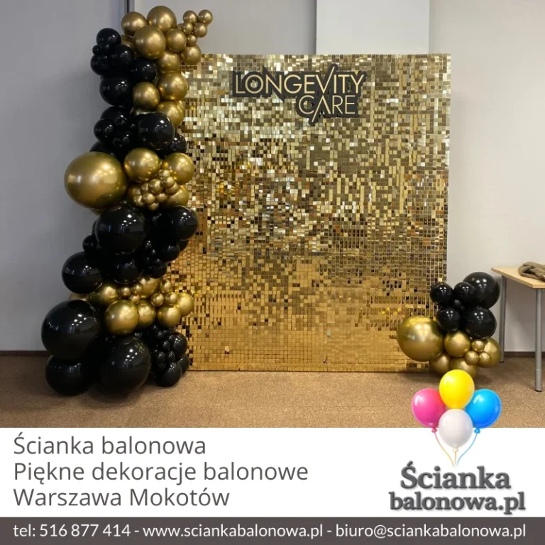 ścianka balonowa warszawa mokotów