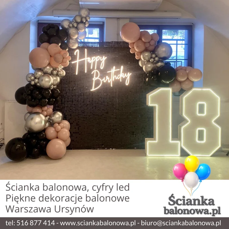ścianka balonowa warszawa ursynów