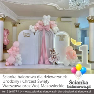 ścianka balonowa warszawa